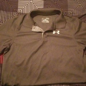 Boys Youth Large Under Armour  Golf Shirt